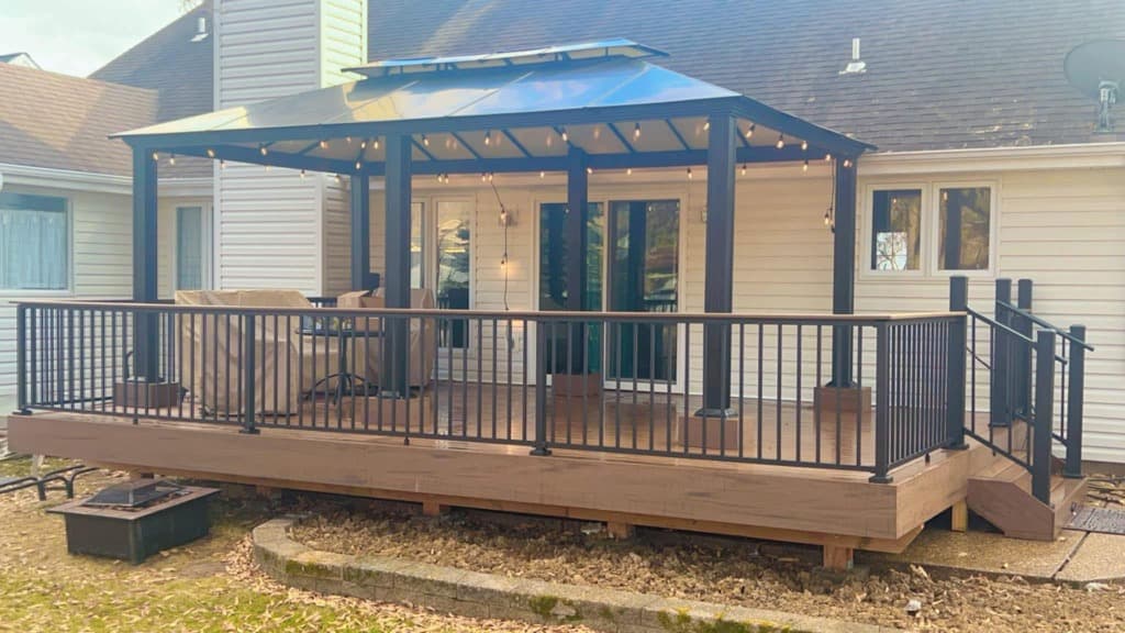 team constructing wooden deck team constructing wooden deck